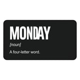 
Monday Four-Letter Word Desk Mat