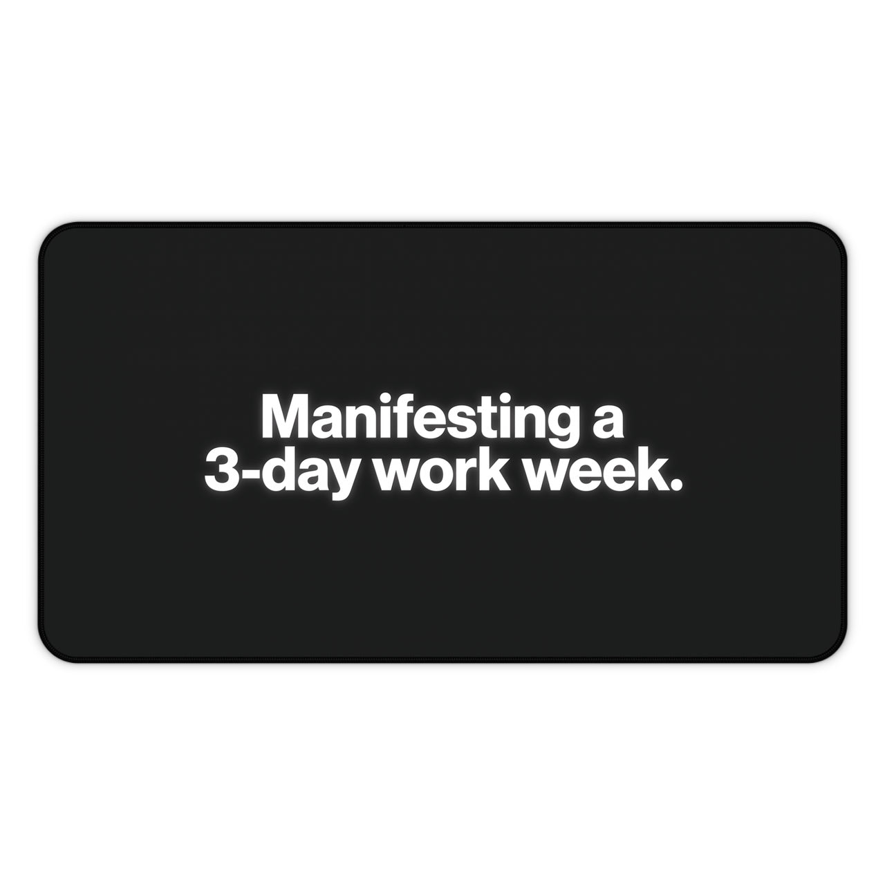 
Visualizando un tapete de escritorio para una semana laboral de 3 días