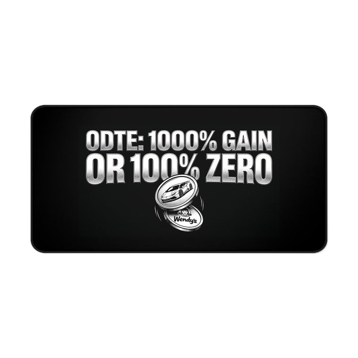 
ODTE: 1000 % de ganancia o 100 % de pérdida Alfombrilla de escritorio
