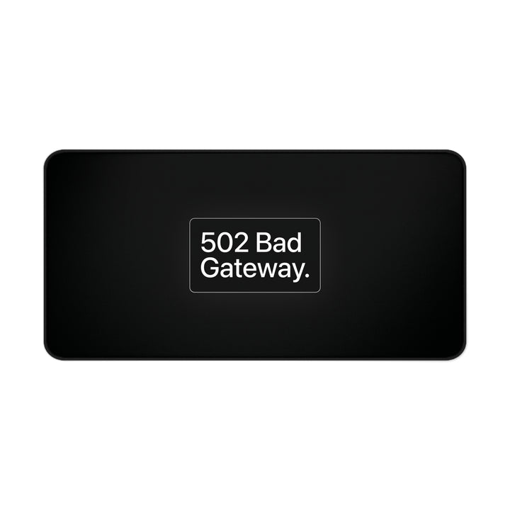 
La alfombra apagón de comunicación "502 Bad Gateway"