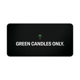 
Green Candles Only Desk Mat