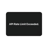 
The "Throttle" Protocol: API Rate Limit Desk Mat