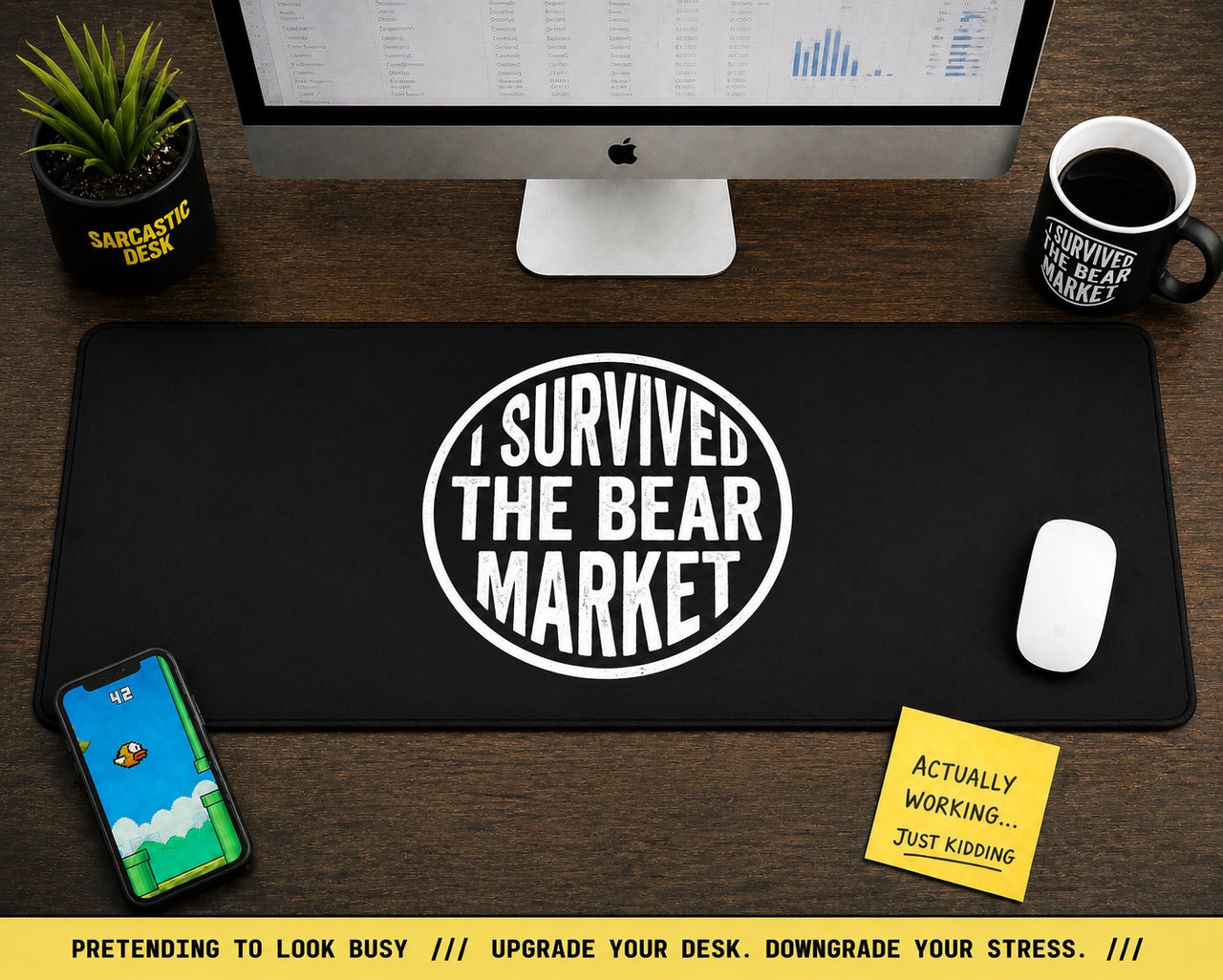 
Bear Market Survivor Desk Mat