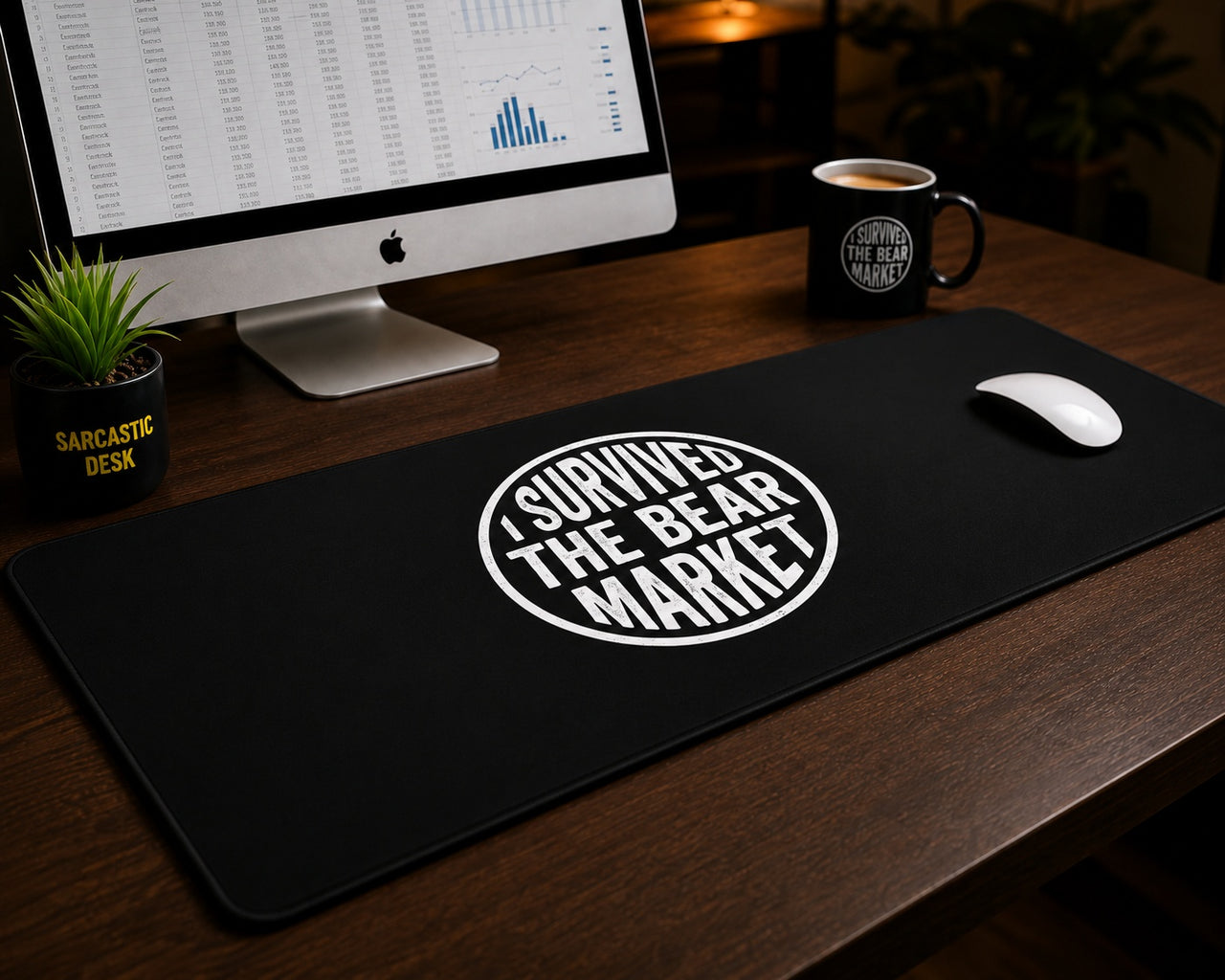 
Bear Market Survivor Desk Mat