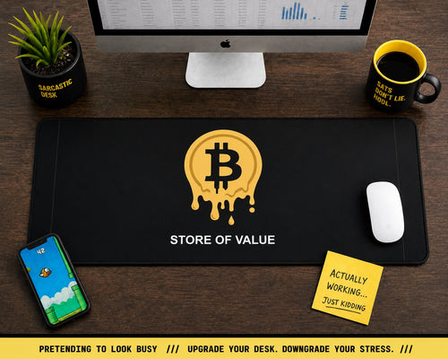 Bitcoin: Alfombrilla de escritorio Reserva de valor