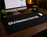 
Alfombrilla de escritorio: CEO de las llamadas de Zoom innecesarias