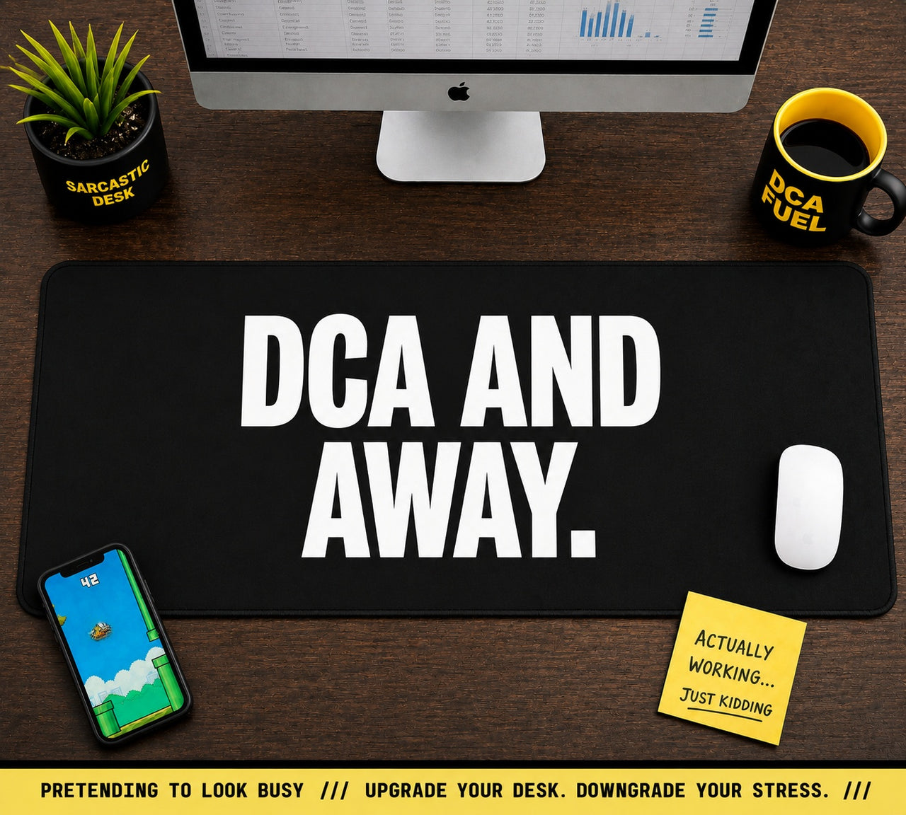 
DCA and Away Desk Mat