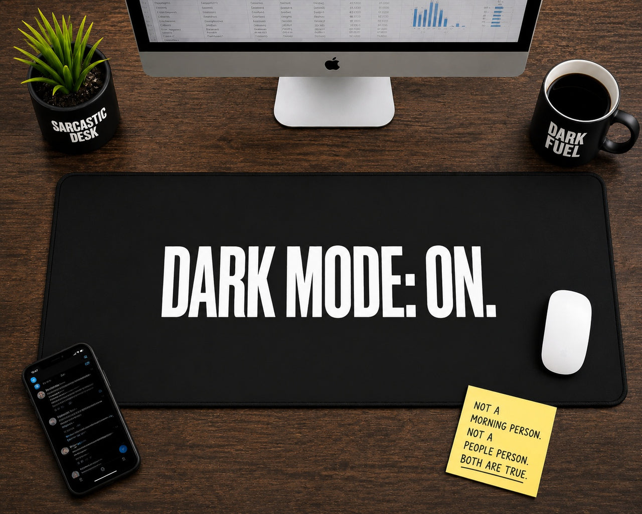 
Dark Mode: On Desk Mat