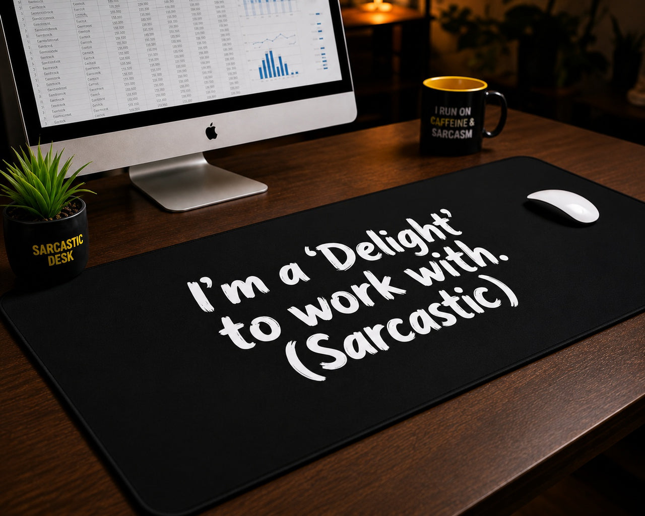 
Alfombrilla de escritorio Delight to Work With