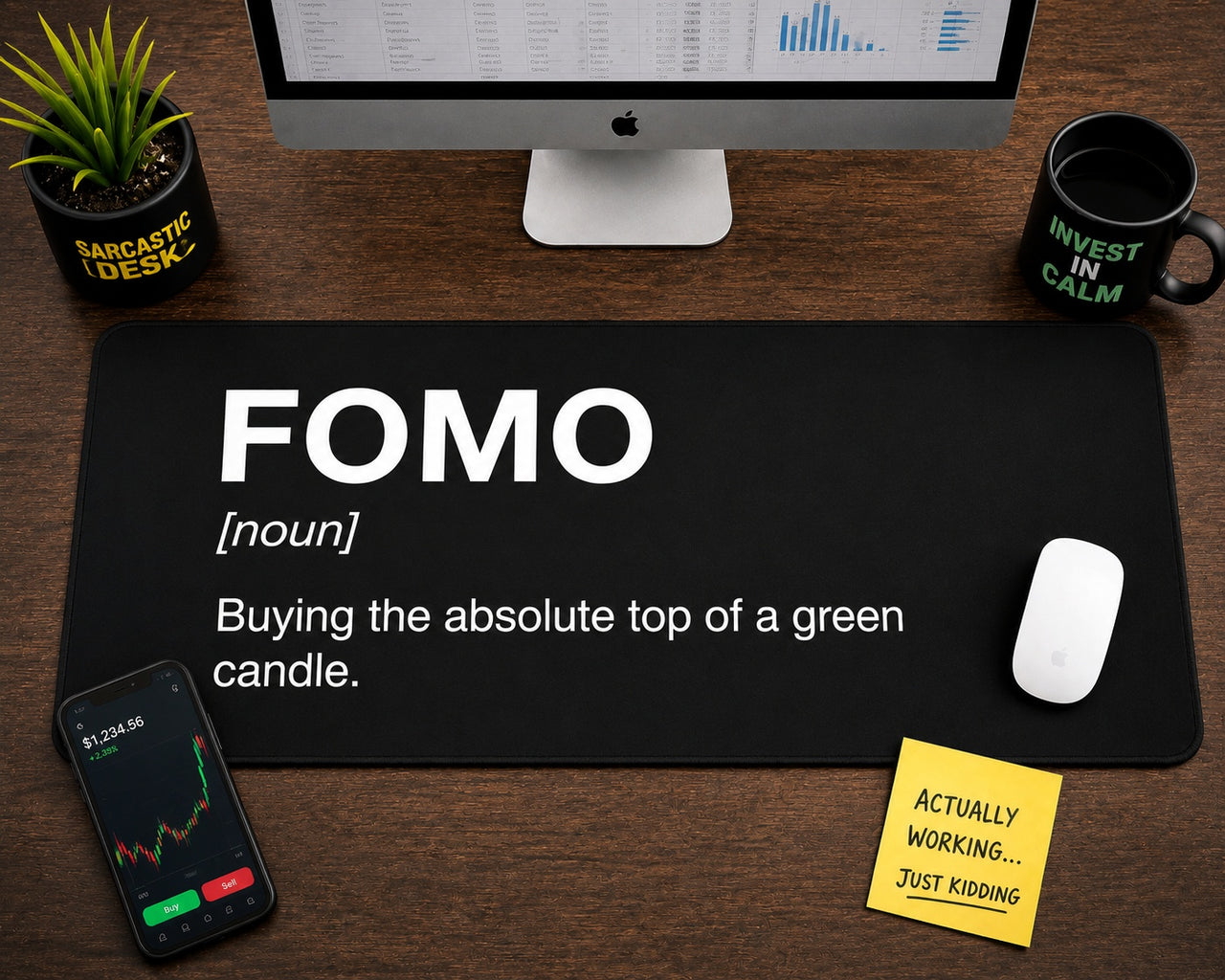 
FOMO Desk Mat