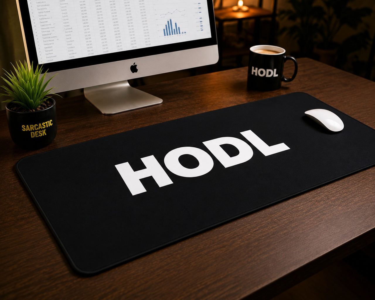 
HODL Desk Mat