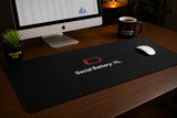 
Social Battery 1% Desk Mat