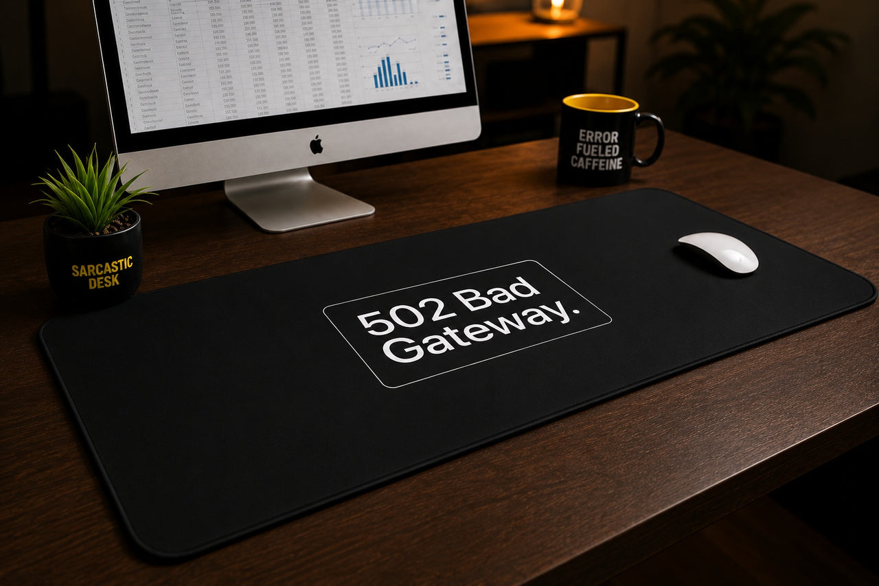 
The "502 Bad Gateway" Communication Blackout Mat