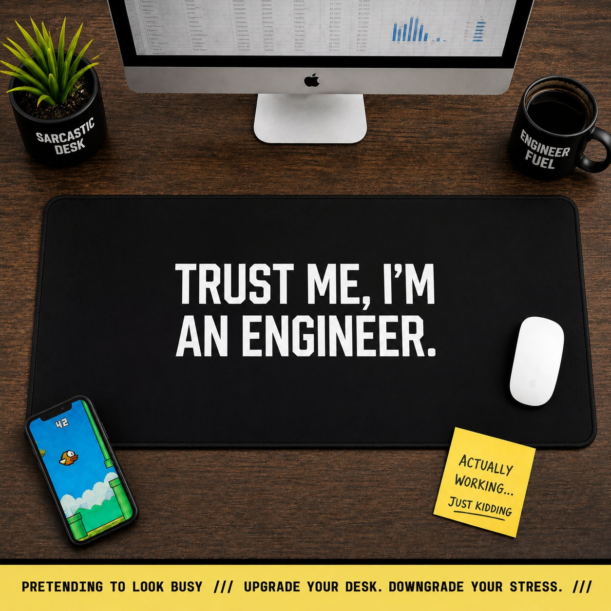 
The "Operational Authority" Engineering Desk Mat
