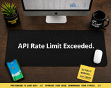 
The "Throttle" Protocol: API Rate Limit Desk Mat